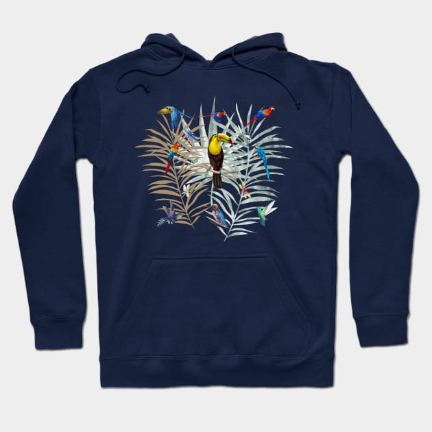 Tropical vibes Hoodie by Myartstor 